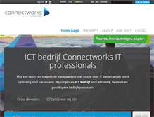 Tablet Screenshot of connectworks.nl